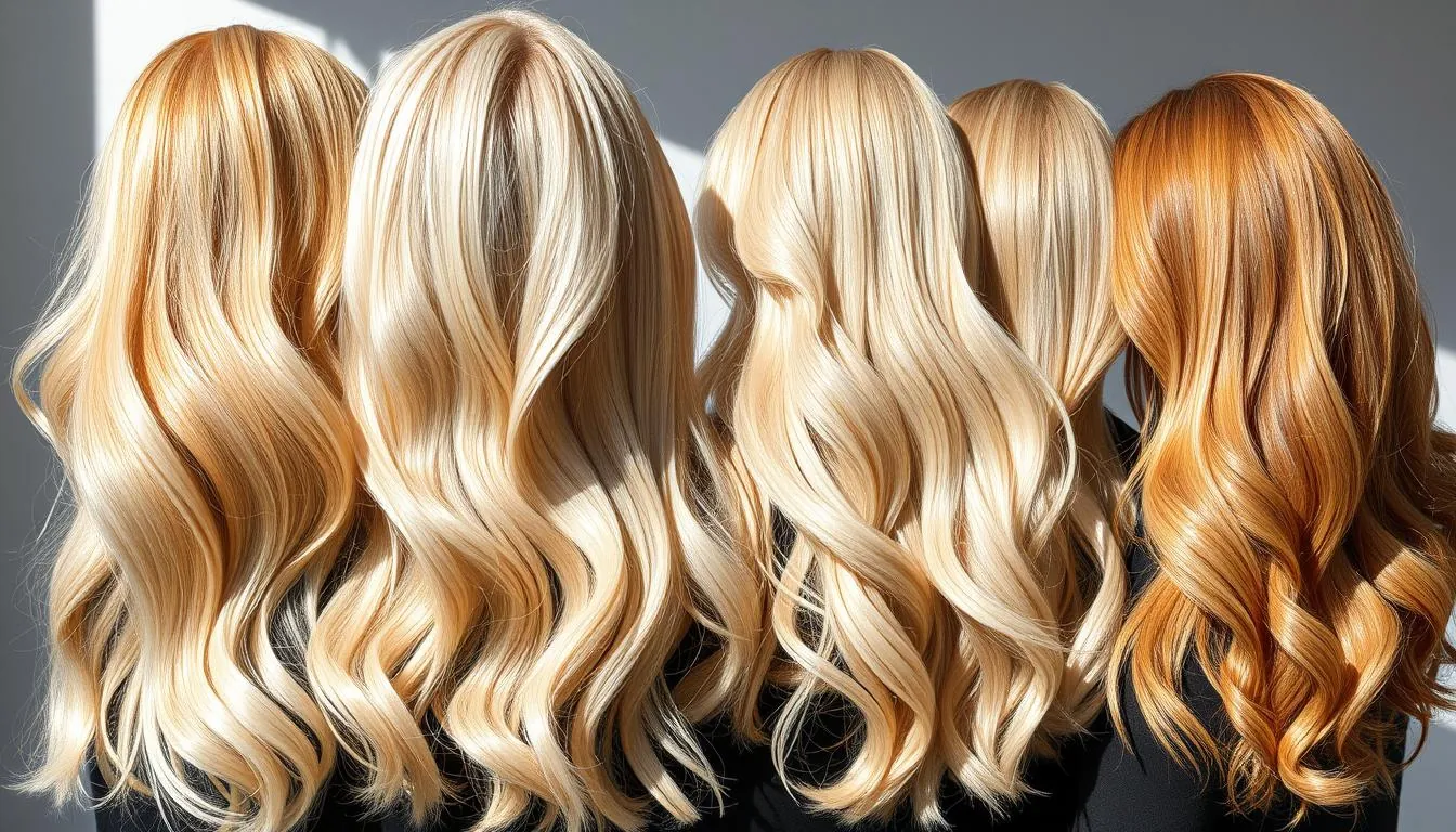 Bright, toned blonde hair