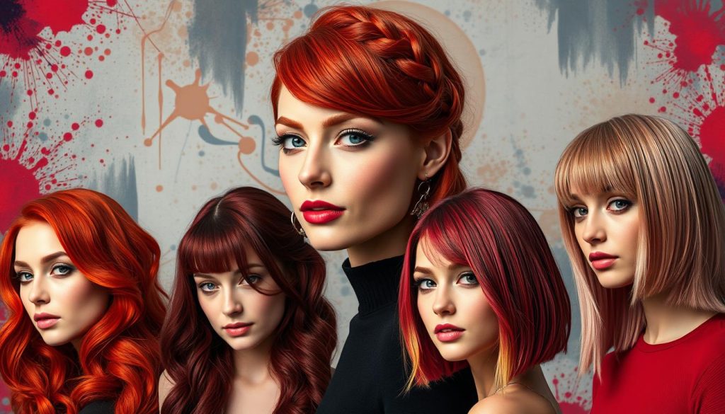 Red Hair Colour Trends