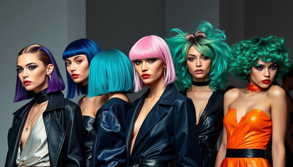 high-fashion hair colours