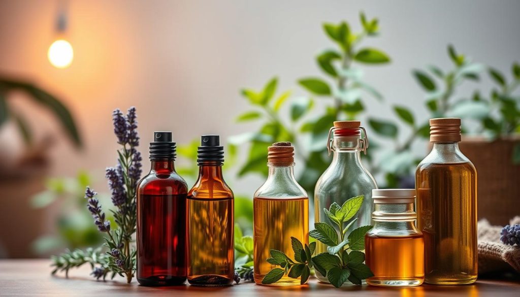natural hair care with essential oils